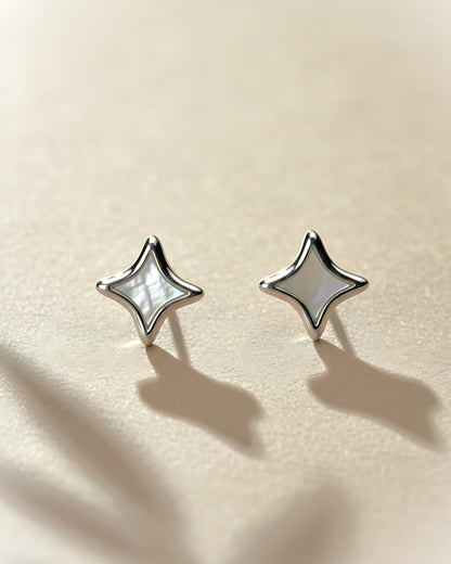 Celestial Pearl Star Studs