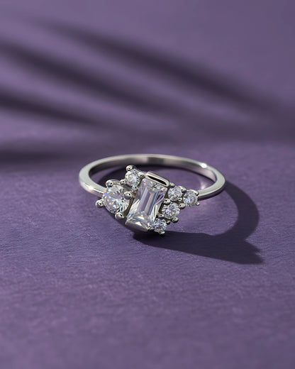 Prism Petal Adjustable Ring