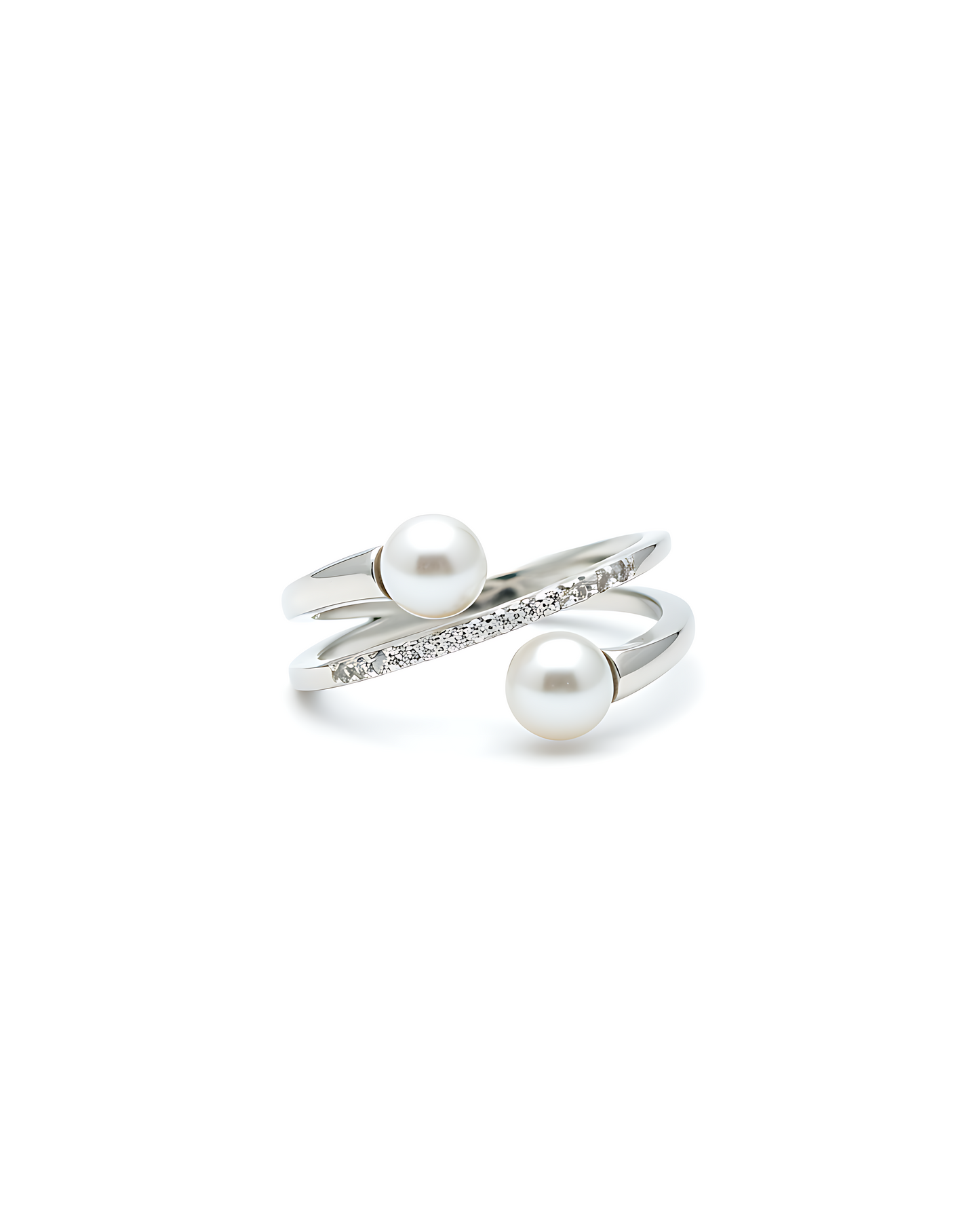Pearl Duo Wrap Ring