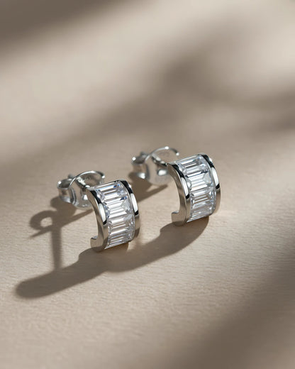 Glam Bar Studs | 925 sterling silver earrings