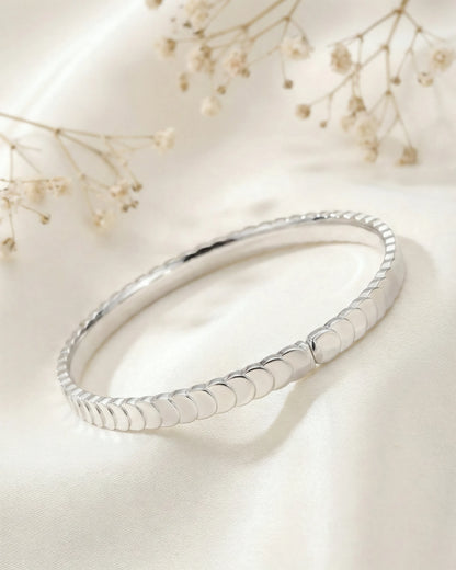 Sculpted Scale Bangle