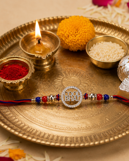 Cool Bhai 925 Sterling Silver Rakhi