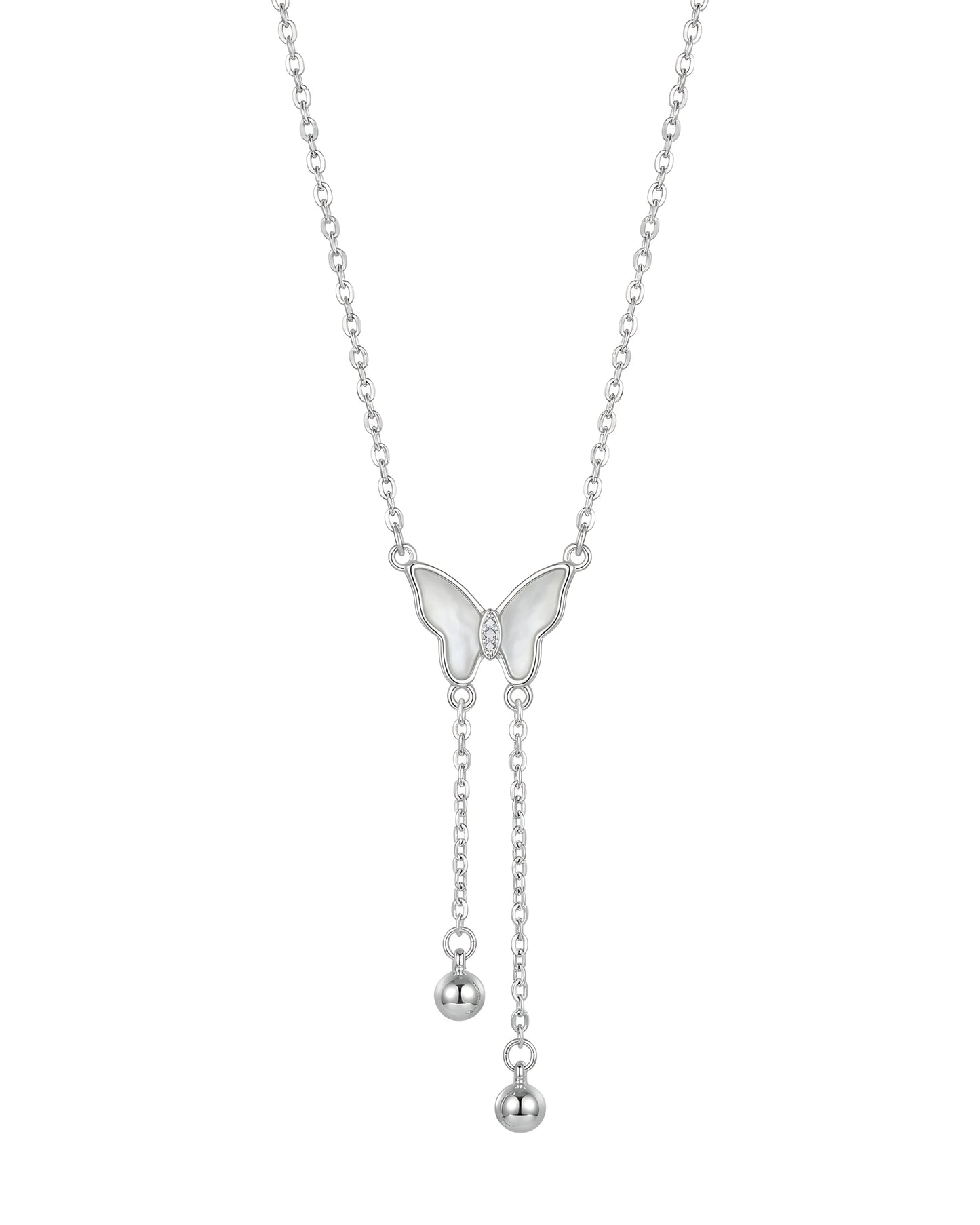 Pearlescent Butterfly Pendant