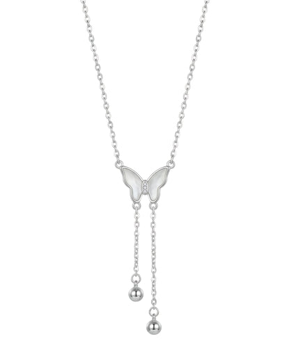 Pearlescent Butterfly Pendant