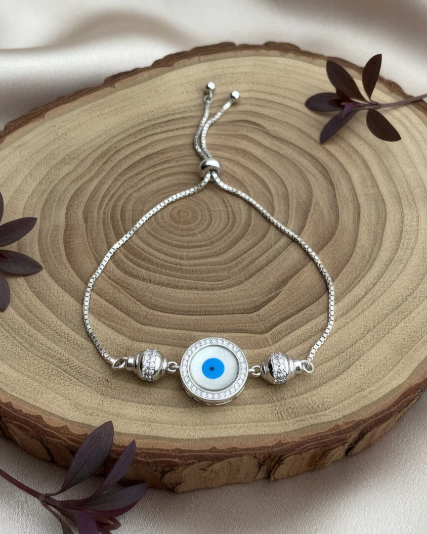 Evil Eye Slider Bracelet