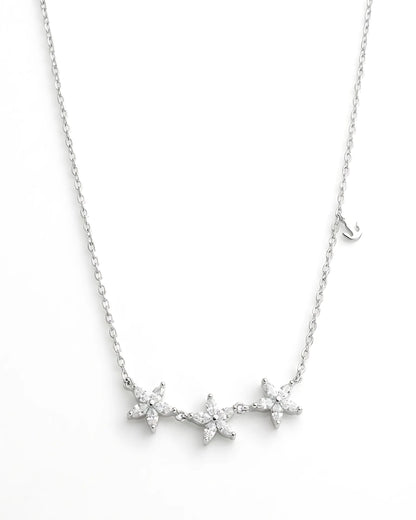 Triple Floral Bloom Pendant