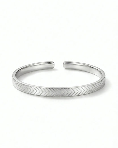 Chevron Detail Bangle