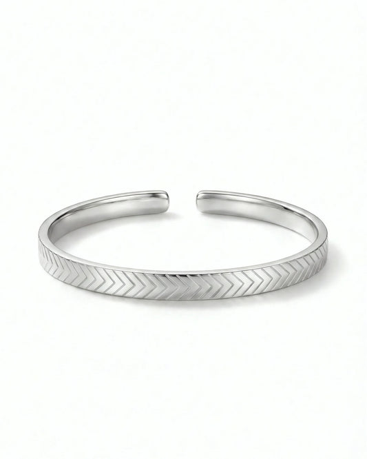 Chevron Detail Bangle