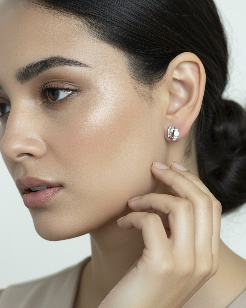 Sparkle Bar Studs | 925 sterling silver earrings