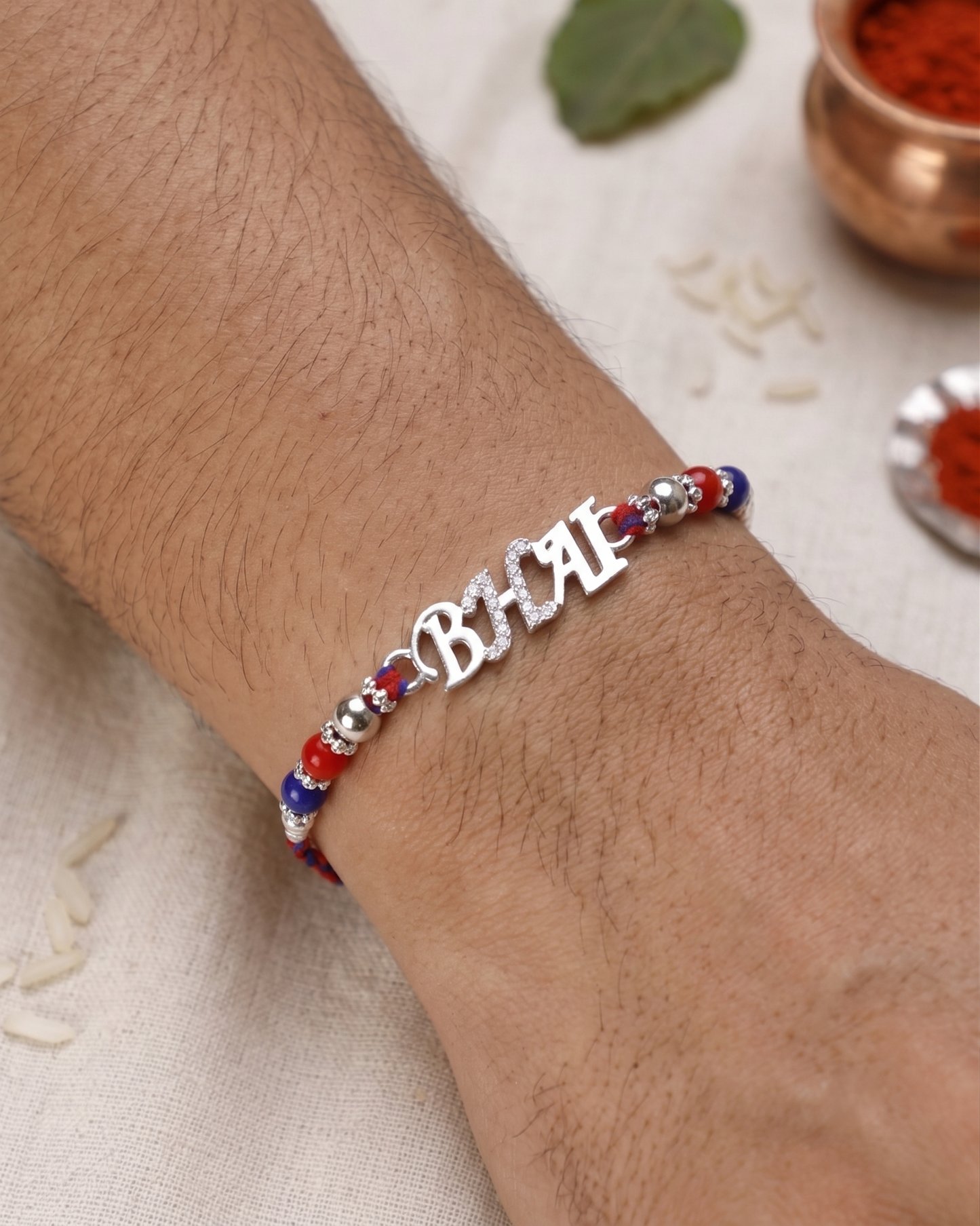 Bhai 925 Sterling Silver Rakhi