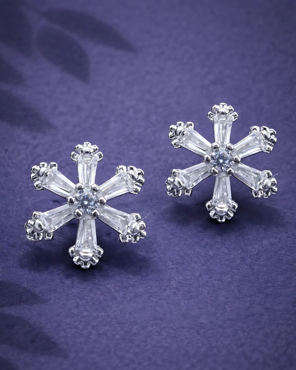 Frost Flare Stud Earrings | 925 Sterling Silver