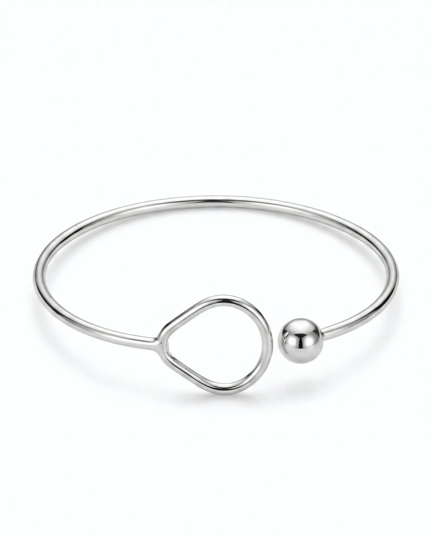 Minimalist Loop Cuff Bangle