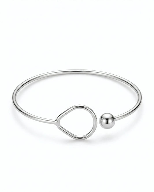 Minimalist Loop Cuff Bangle