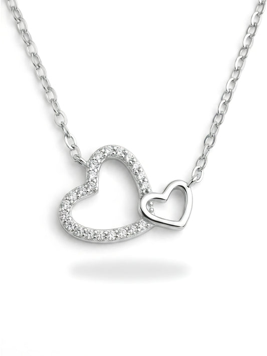 Valentine Twin Heart Necklace