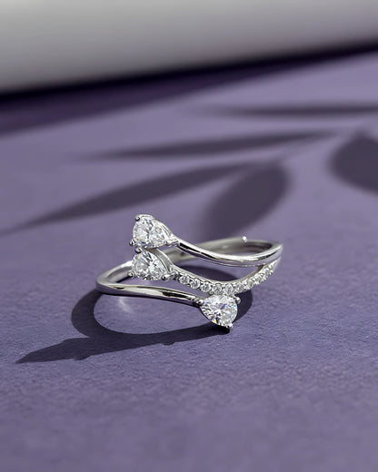 Spiral Grace Adjustable Ring