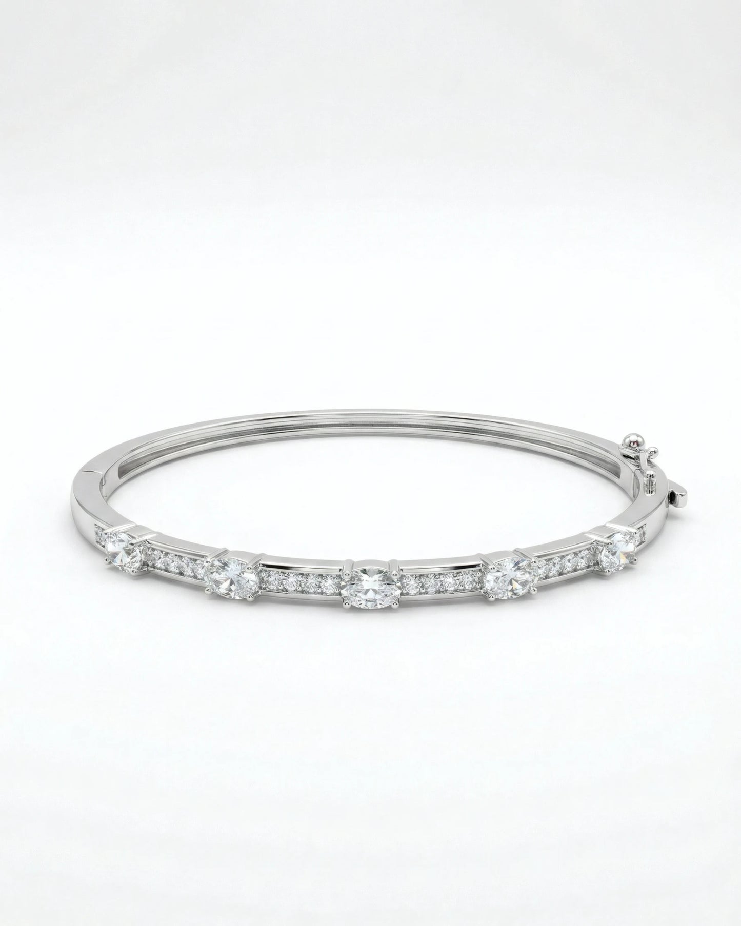 Radiant Oval Bangle