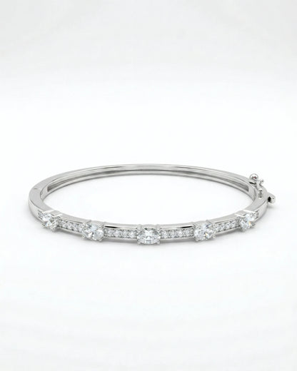 Radiant Oval Bangle