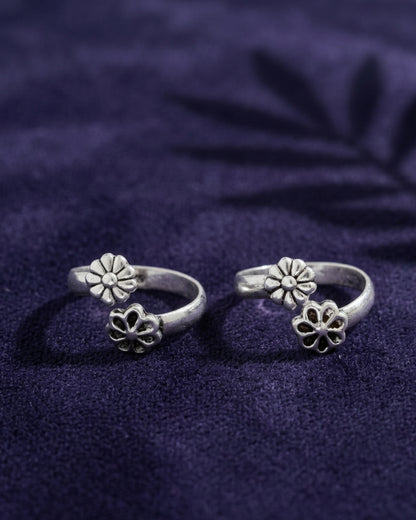Twin Flora Bypass Toe Rings
