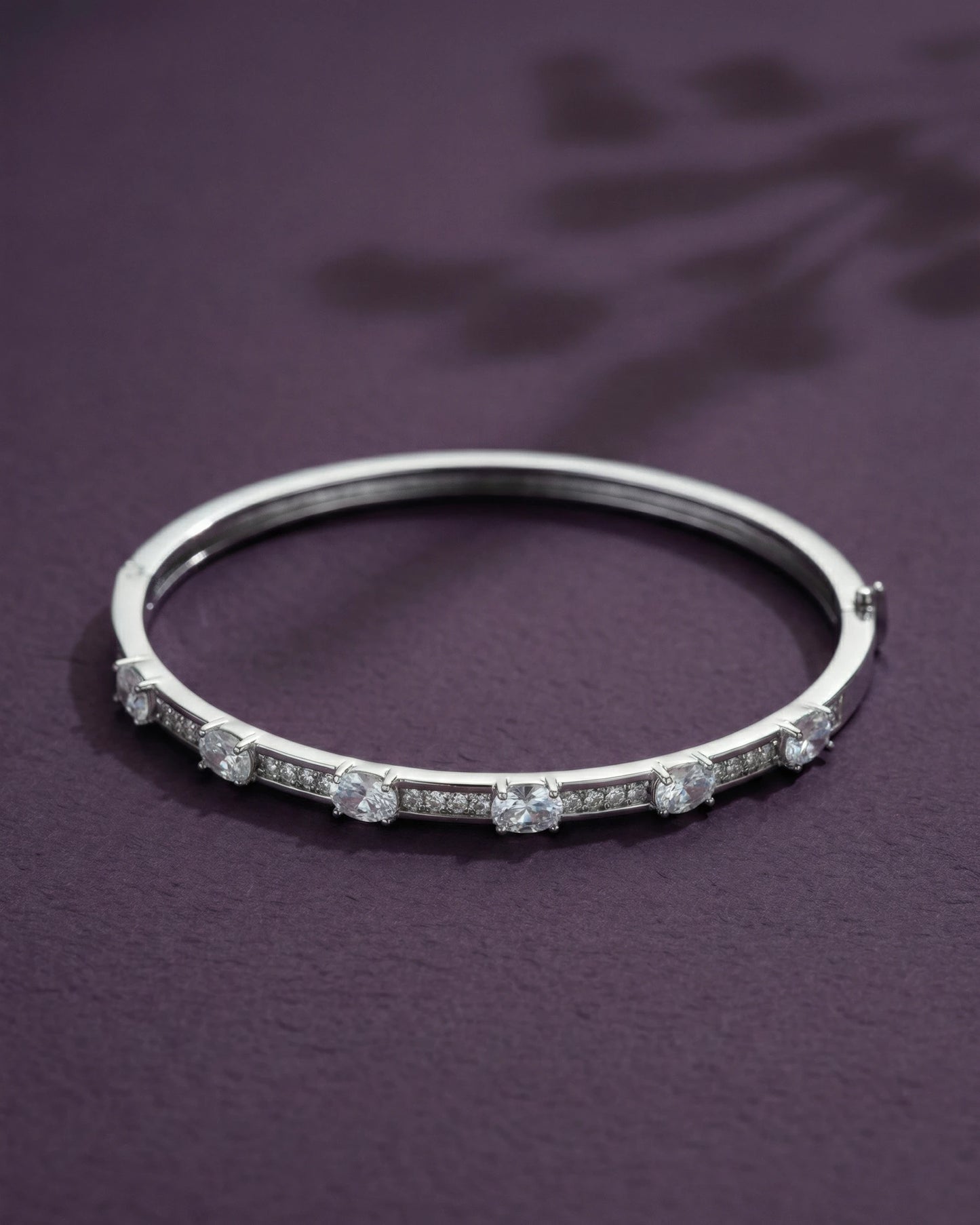 Radiant Oval Bangle