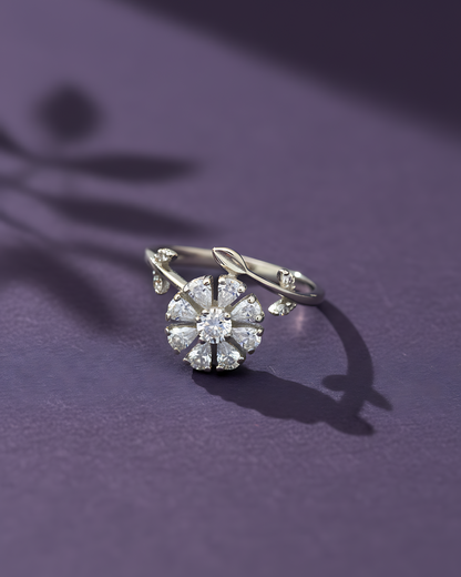 Floral Sonata Adjustable Ring