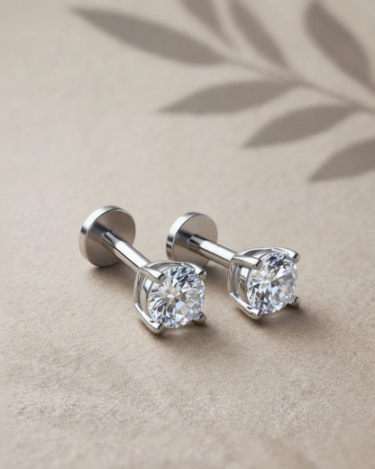 Classic Brilliance Stud | 925 Sterling Silver