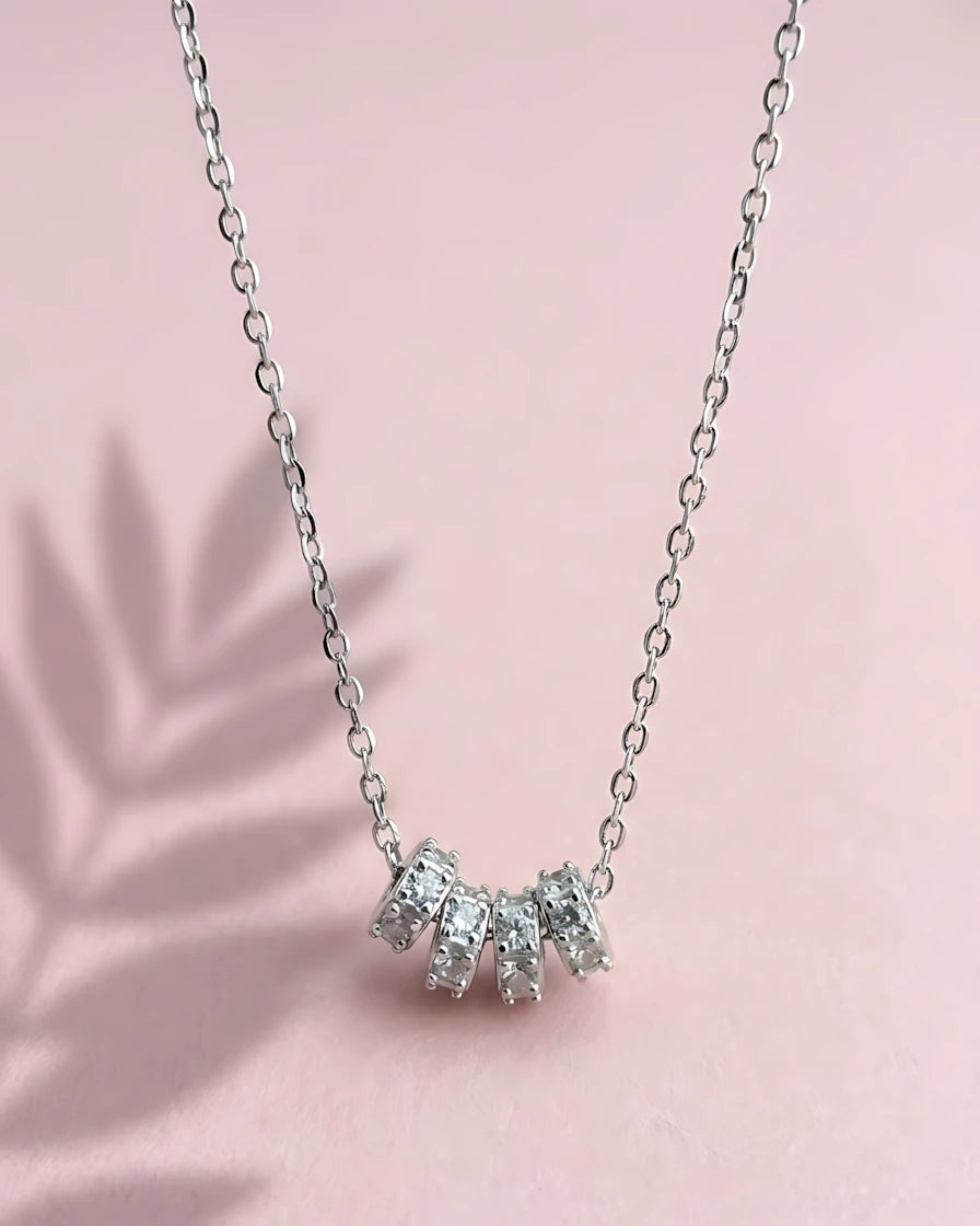 Sparkling Five Rings Pendant
