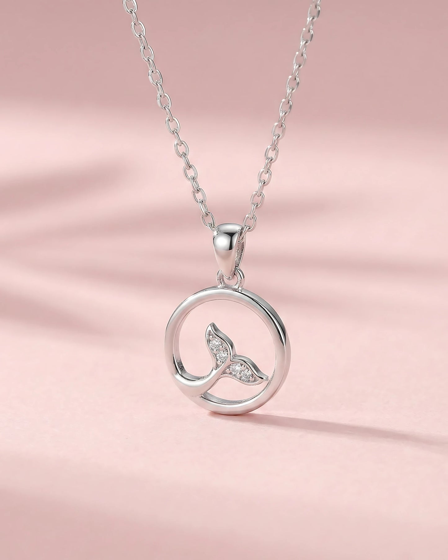Whale Tail Wave Pendant