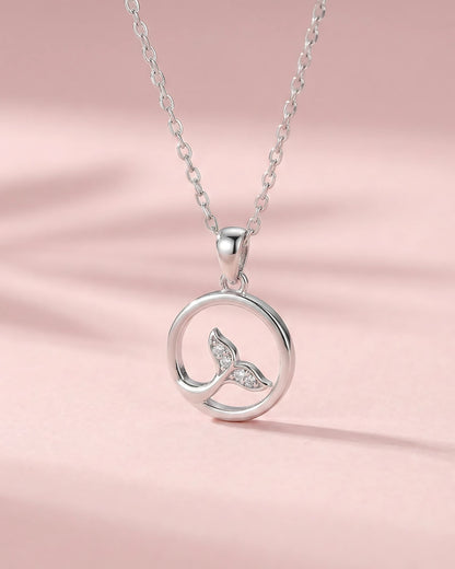 Whale Tail Wave Pendant