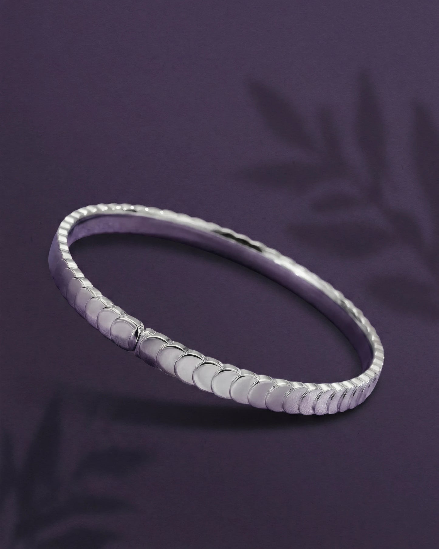 Sculpted Scale Bangle