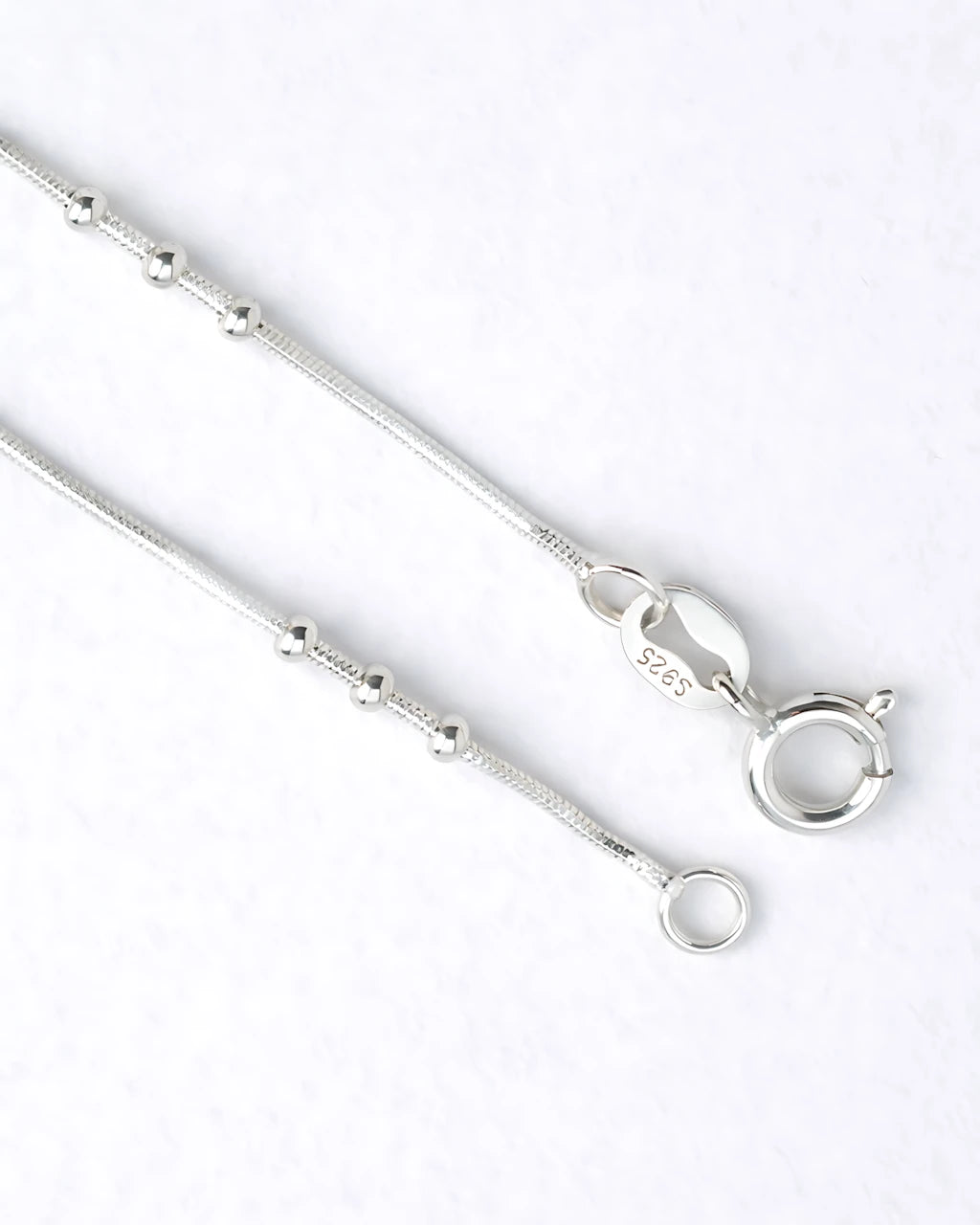 Sleek Beaded Snake Chain