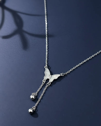 Pearlescent Butterfly Pendant
