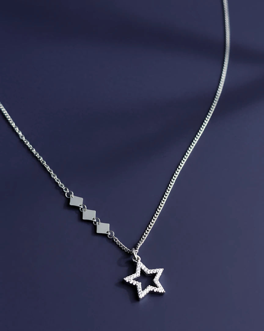 Celestial Star Geometric Pendant