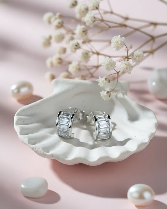 Glam Bar Studs | 925 sterling silver earrings