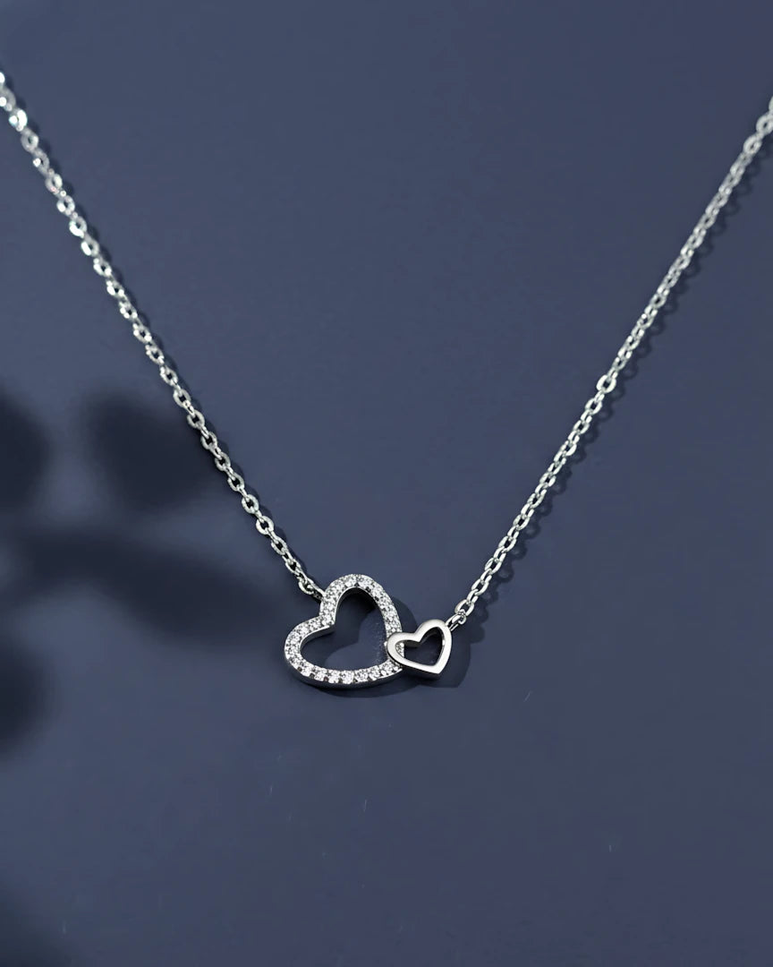 Valentine Twin Heart Necklace