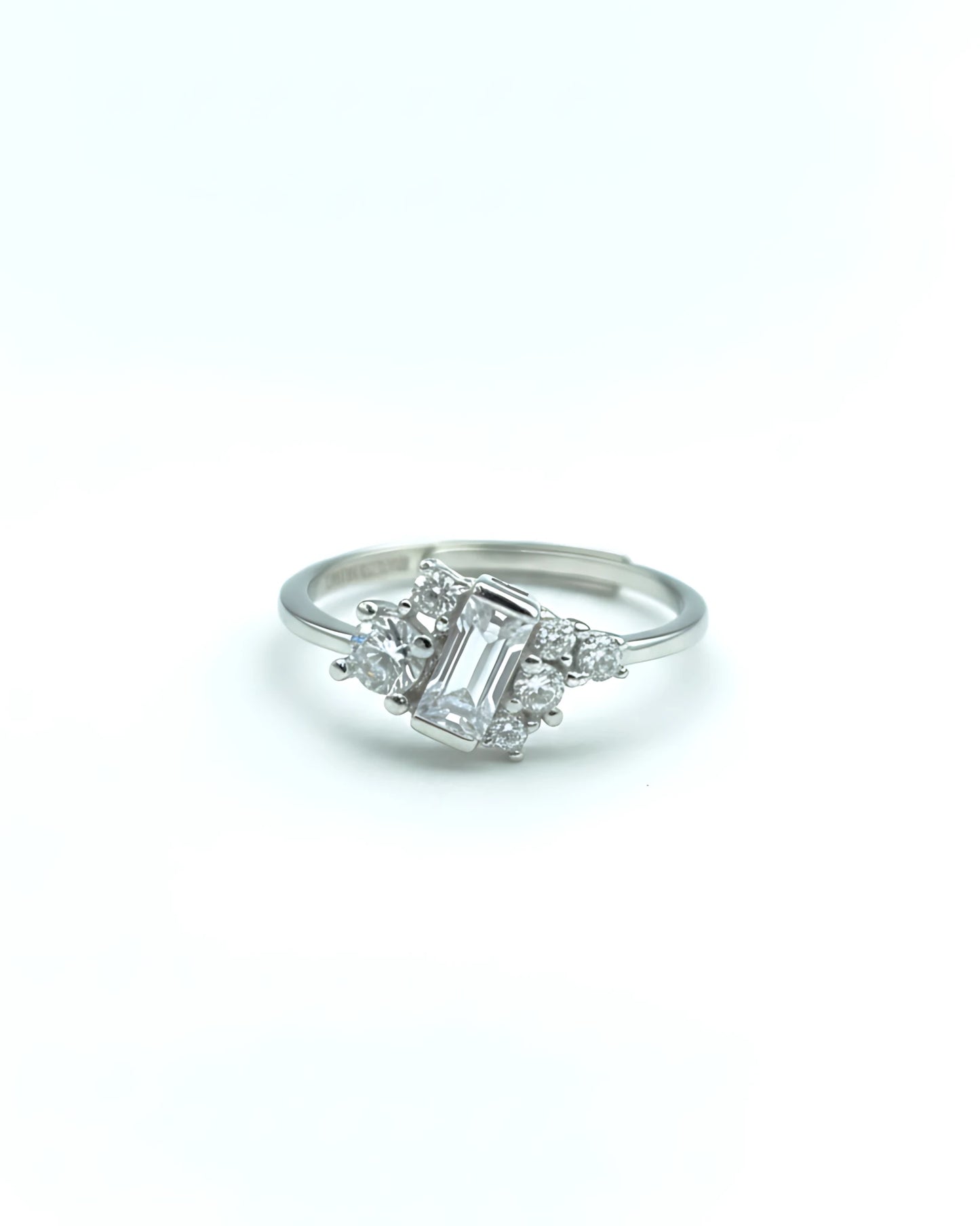Prism Petal Adjustable Ring