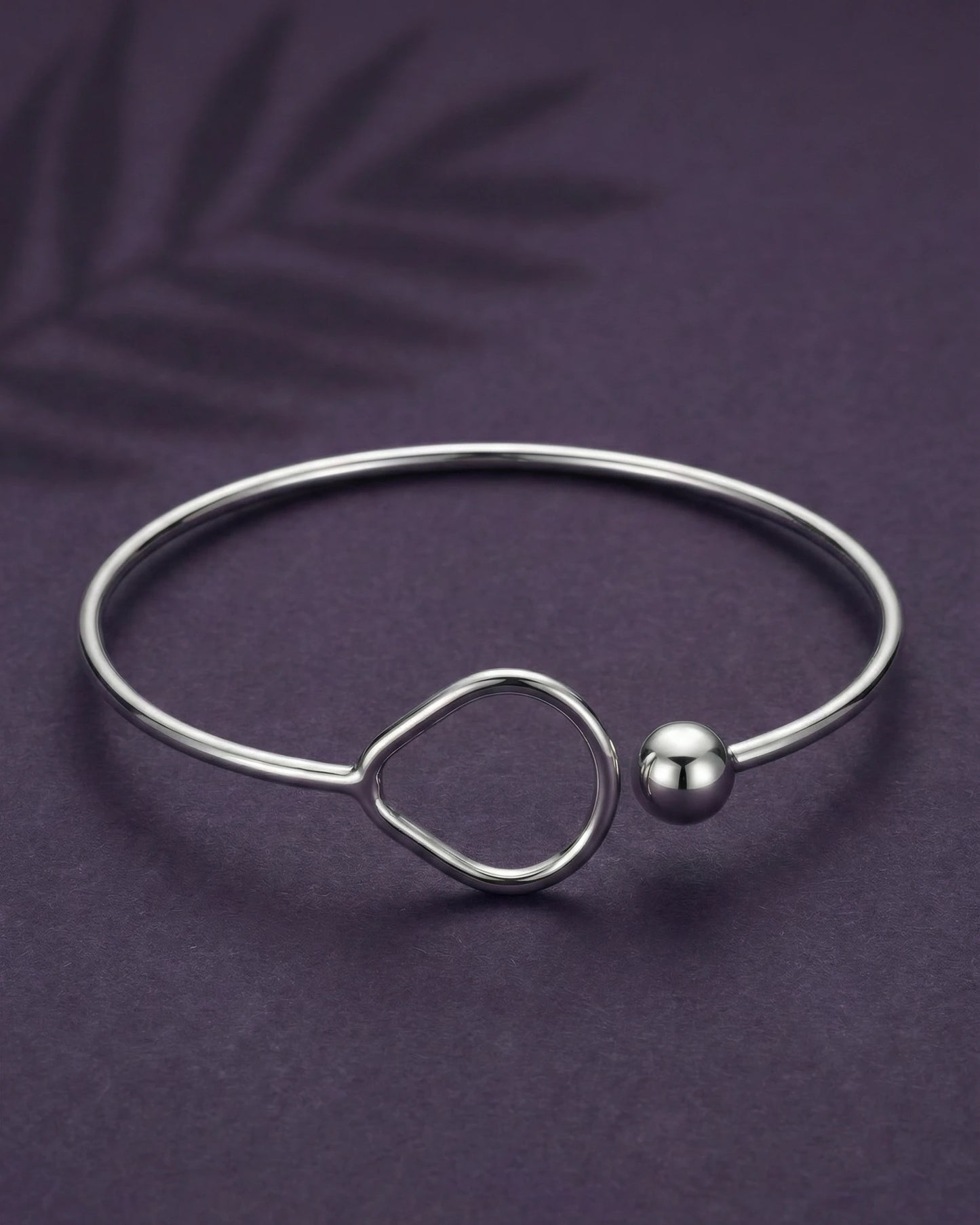 Minimalist Loop Cuff Bangle