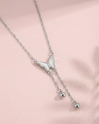 Pearlescent Butterfly Pendant