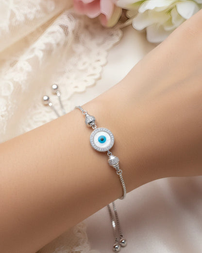 Evil Eye Slider Bracelet