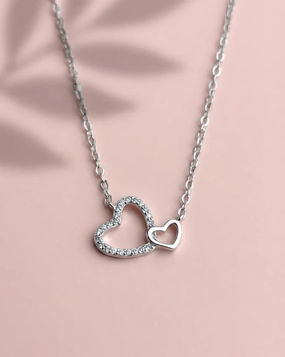 Valentine Twin Heart Necklace