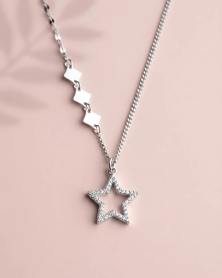Celestial Star Geometric Pendant