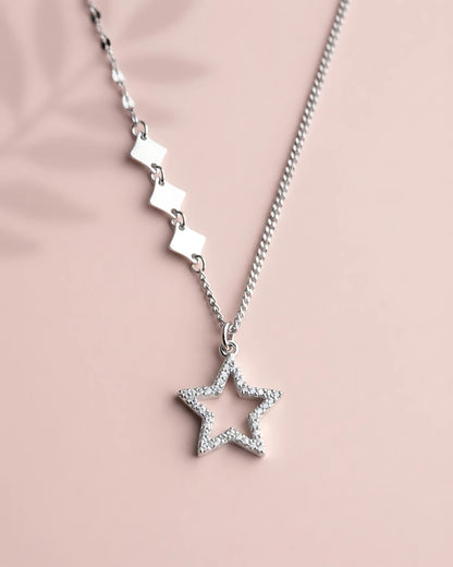 Celestial Star Geometric Pendant