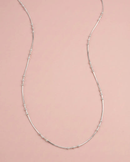 Sleek Beaded Snake Chain