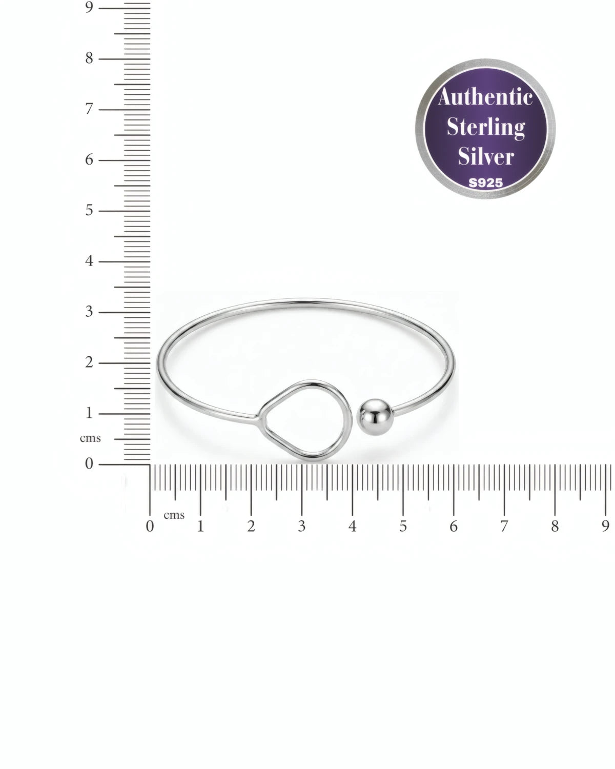 Minimalist Loop Cuff Bangle