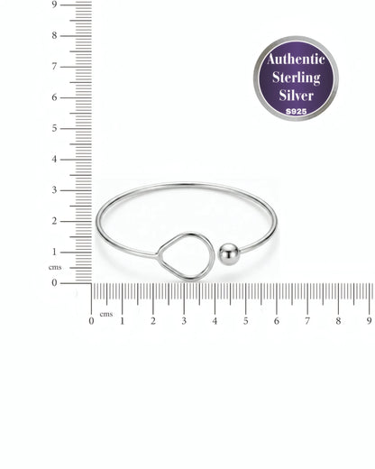 Minimalist Loop Cuff Bangle