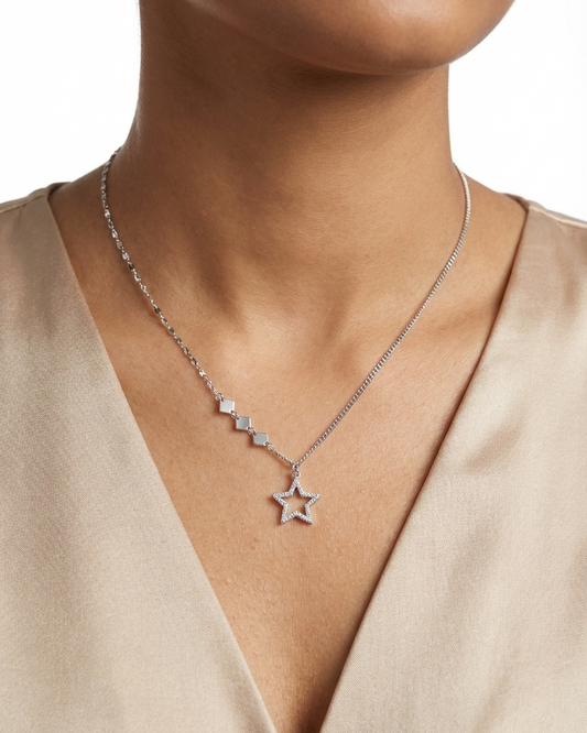 Celestial Star Geometric Pendant