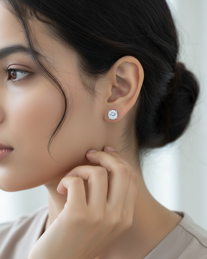 Classic Brilliance Stud | 925 Sterling Silver