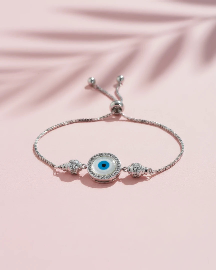 Evil Eye Slider Bracelet