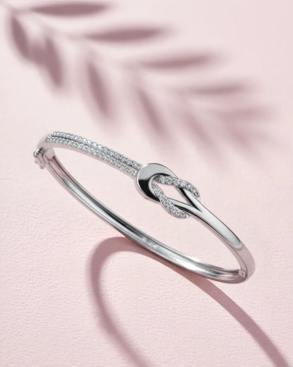 Crystal Knot Bangle
