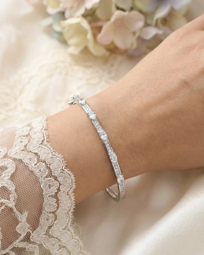 Radiant Oval Bangle
