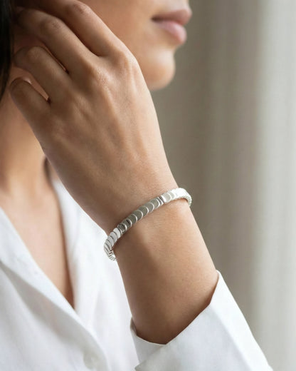 Sculpted Scale Bangle